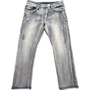 Buffalo David Bitton Men Ash x Basic Skinny Stretch Jeans W38 L30 Light Wash